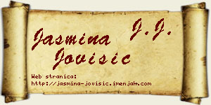 Jasmina Jovišić vizit kartica